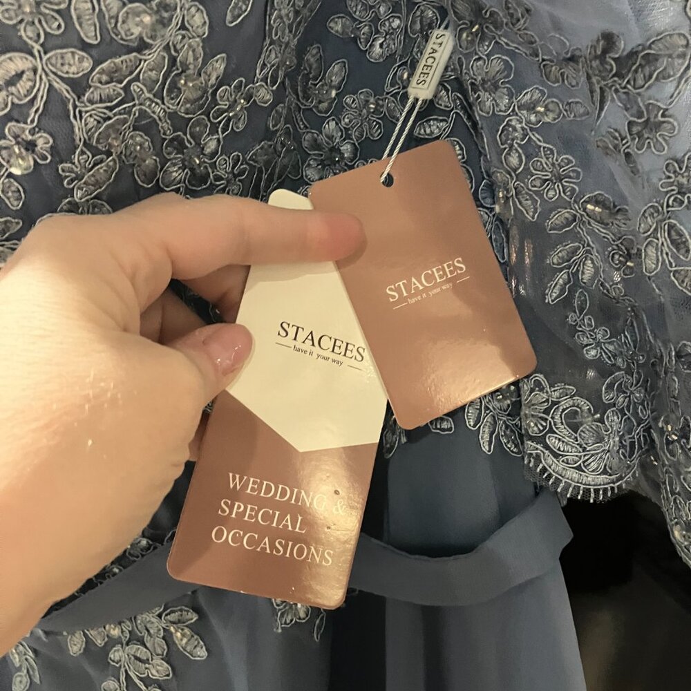 Slate Blue Dress - Picture 2 of 5